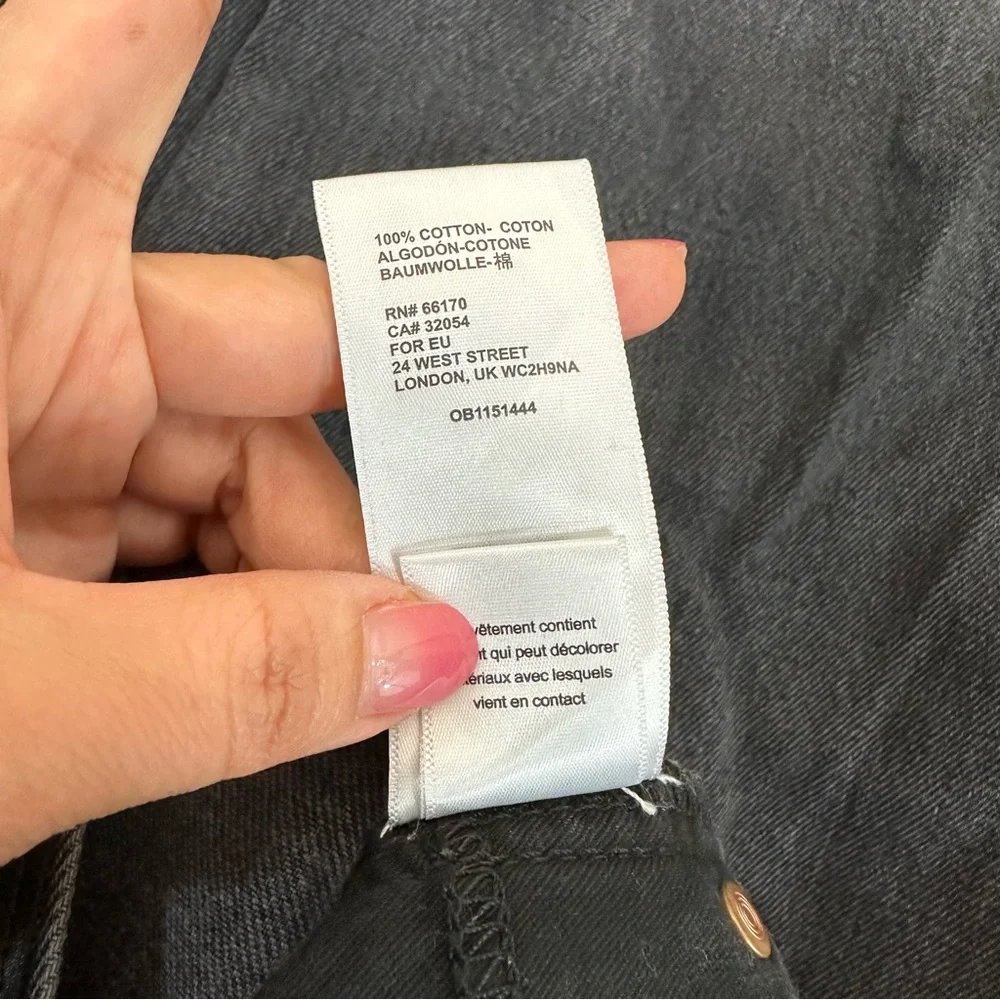 UO BDG High+Wide High Rise Gray Jeans - Picture 5 of 10